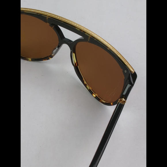 [SOLD] SHAMBALA by LARRY SANDS Purpa 1 Gold Tortoise Sunglasses Brown Japan - Picture 6 of 11